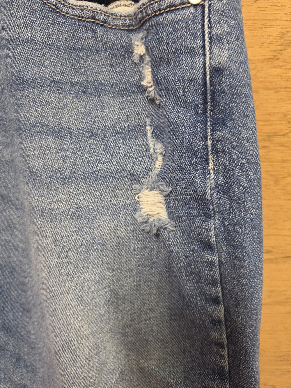 KanCan Light Blue Distressed Skinny Jeans - Picture 2 of 9